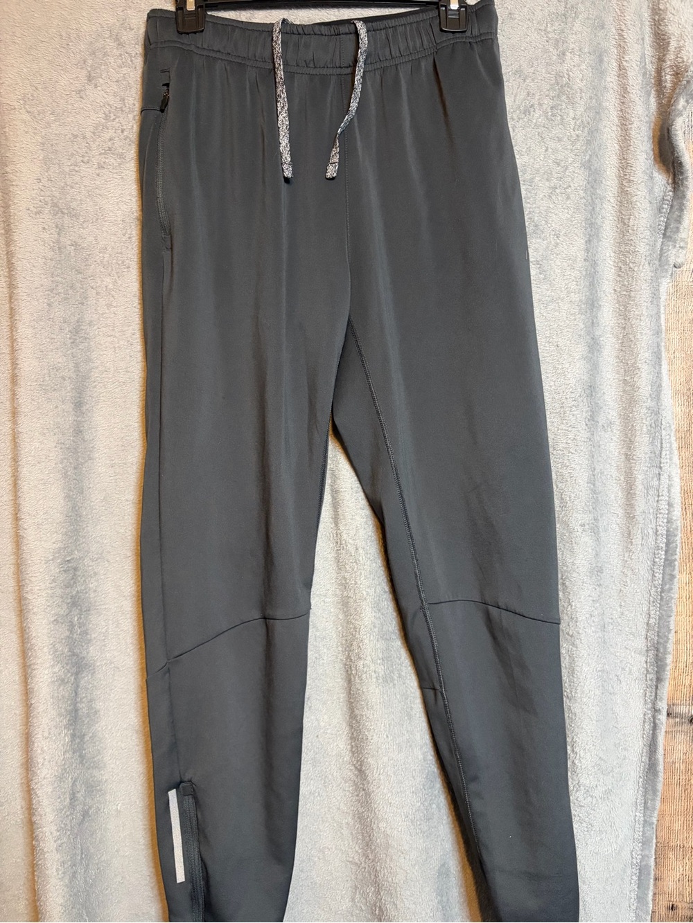 Russell Athletic Black Jogger Sweatpants with Drawstring